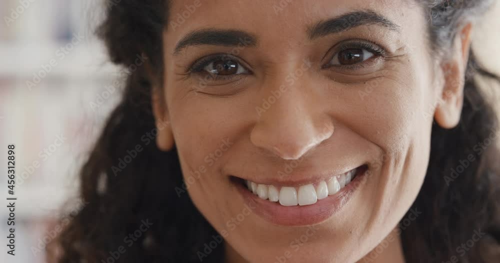 portrait beautiful woman smiling happy looking confident self image female beauty testimonial concept 4k portrait beautiful woman smiling happy looking confident self image female beauty testimonial concept 4k