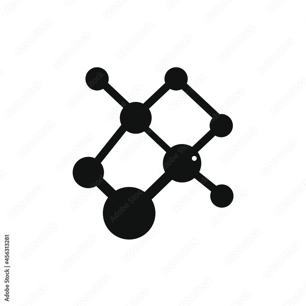 draw several black circles linked by lines draw several black circles linked by lines