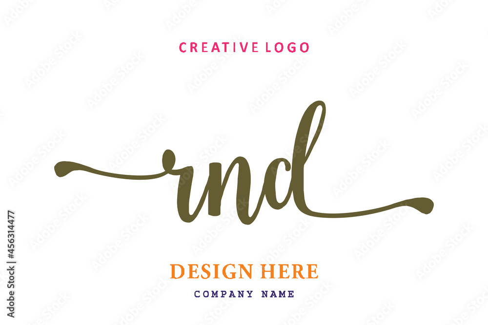RND lettering logo is simple, easy to understand and authoritative RND lettering logo is simple, easy to understand and authoritative