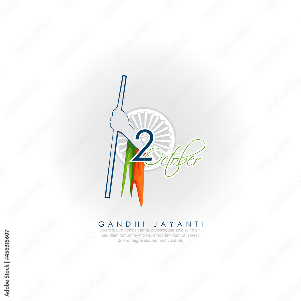 2nd October- gandhi jayanti vector illustration. 2nd October- gandhi jayanti vector illustration.