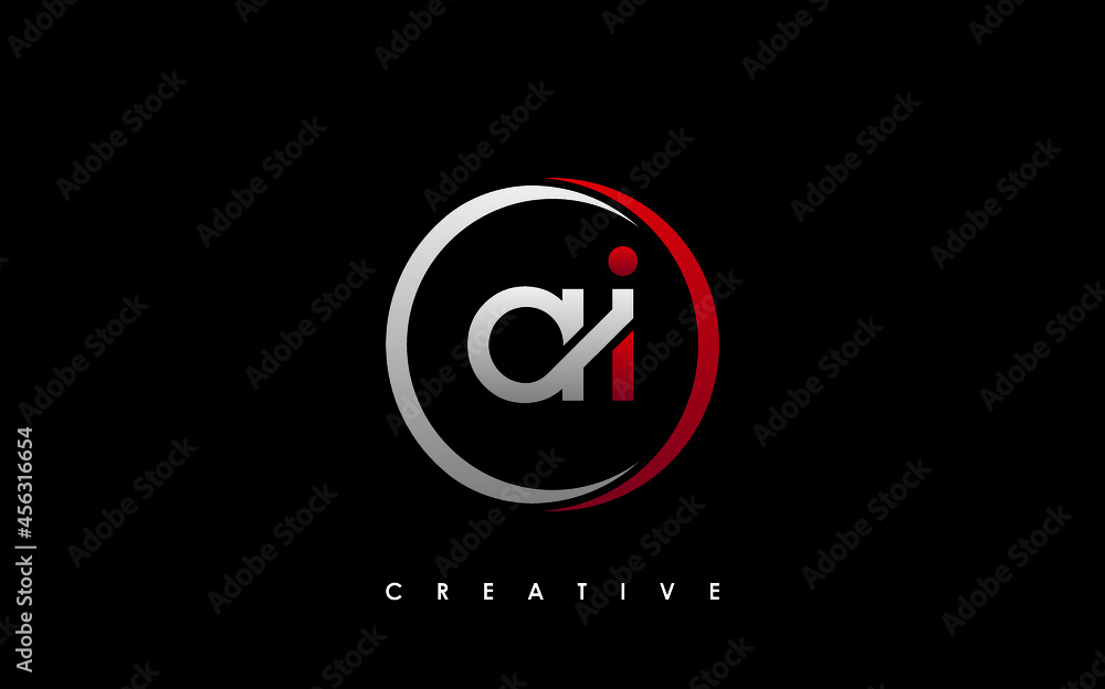 AI Letter Initial Logo Design Template Vector Illustration AI Letter Initial Logo Design Template Vector Illustration