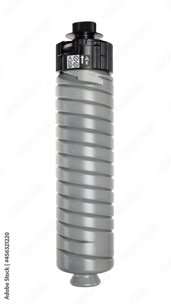 Refillable copier toner cartridge. Toner tube Refillable copier toner cartridge. Toner tube