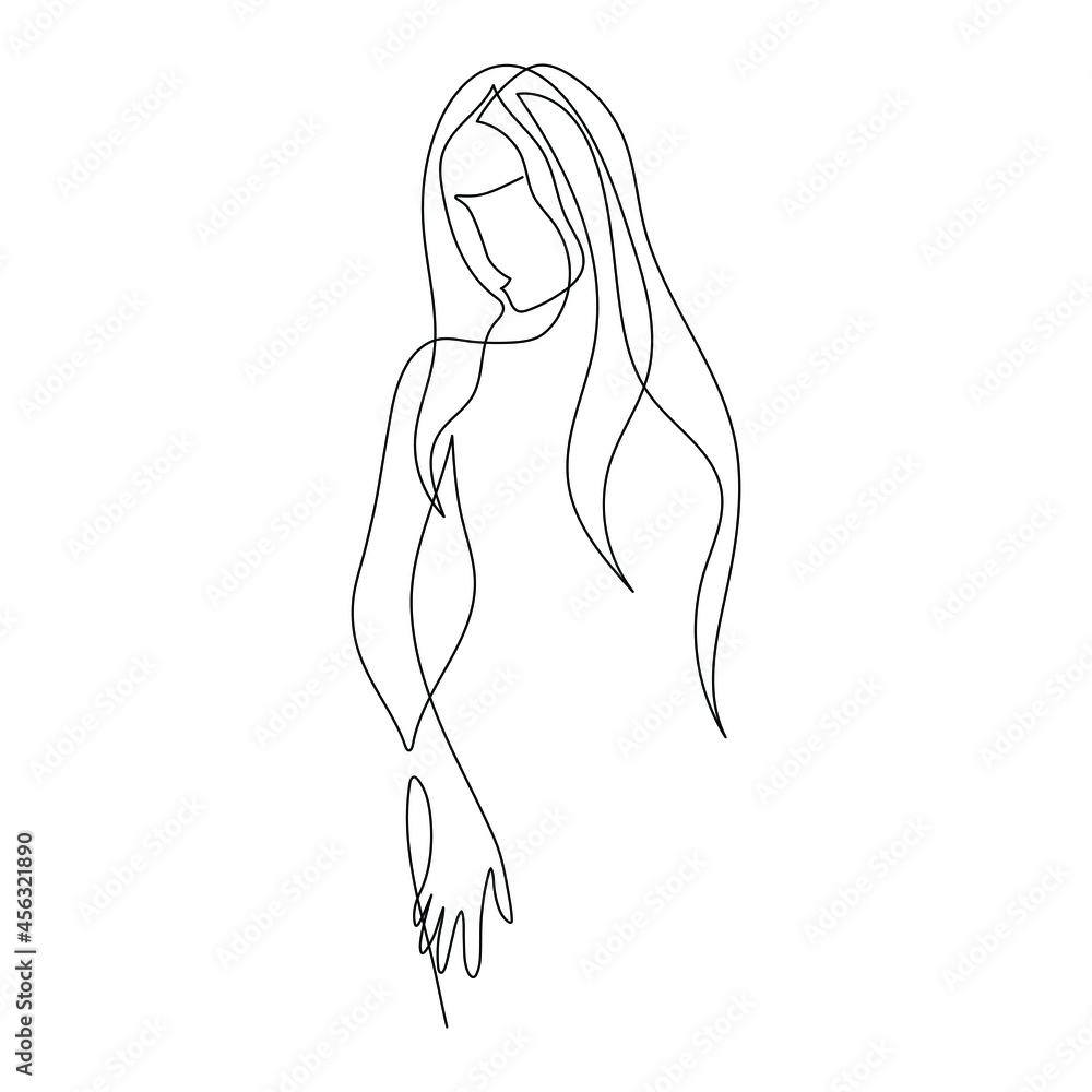 Surreal Faces Continuous line, drawing of set faces and hairstyle, fashion concept, woman beauty minimalist, vector illustration pretty sexy. Contemporary portrait Surreal Faces Continuous line, drawing of set faces and hairstyle, fashion concept, woman beauty minimalist, vector illustration pretty sexy. Contemporary portrait