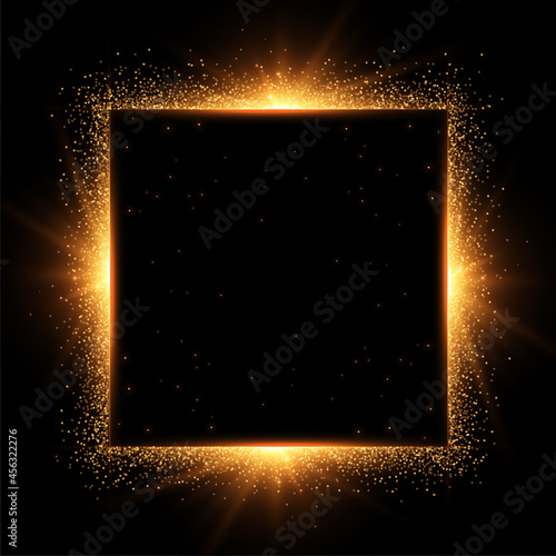 sparkles frame with text space
