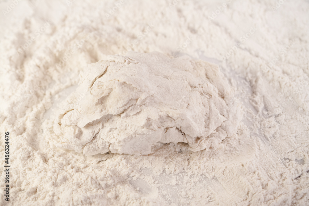 Wheat flour close background Wheat flour close background