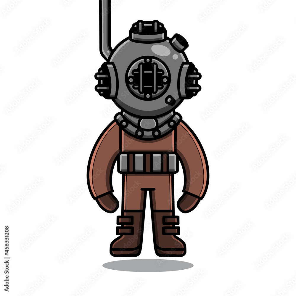 cute diving vector cute diving vector