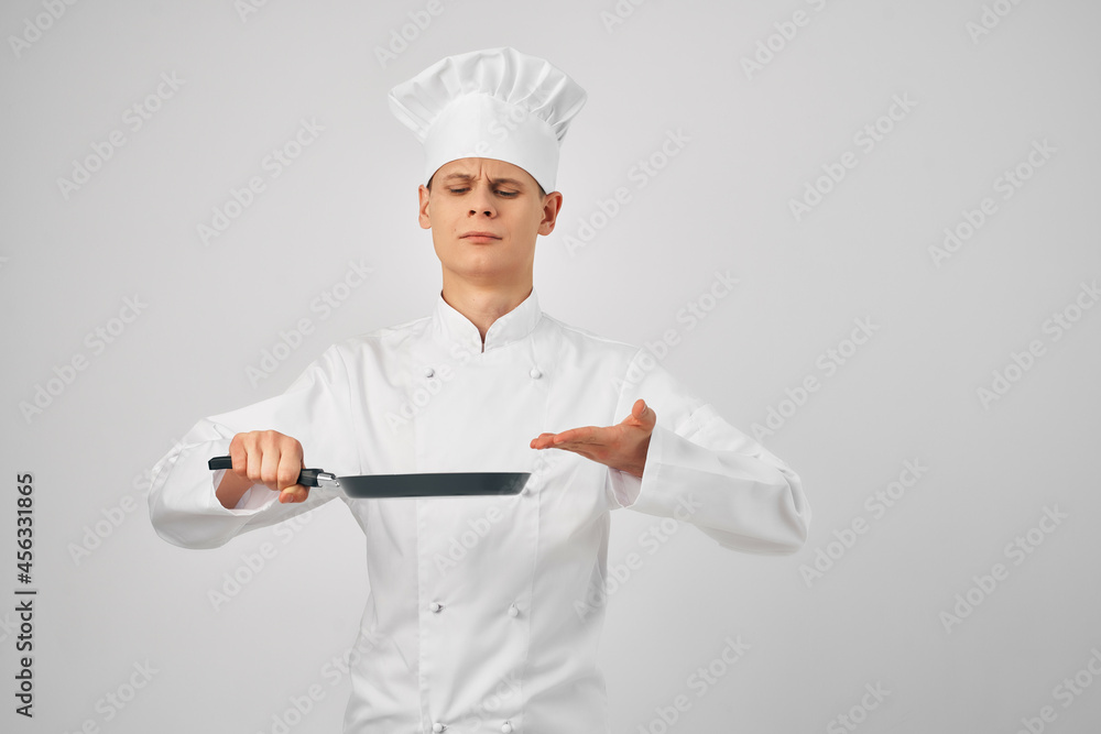 cooks with a frying pan cooking food hot shop cooking cooks with a frying pan cooking food hot shop cooking
