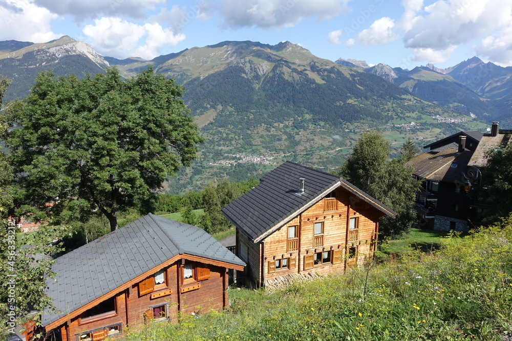 Chalets traditionnels en Savoie