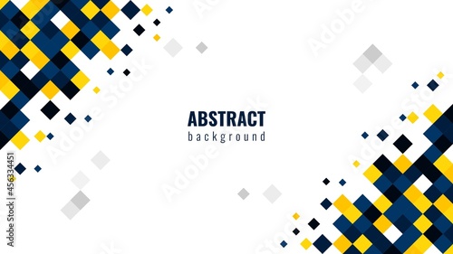 Abstract Square Geometric Background Design