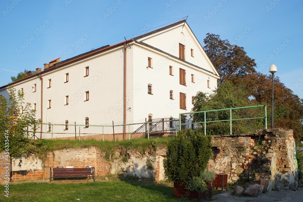 Obraz premium A granary from the second half of the 19th century in Plock, Poland.