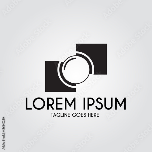 Camara icon or logo vector art