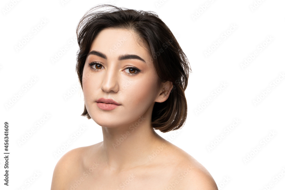 Portrait of young beautiful brunette woman Portrait of young beautiful brunette woman