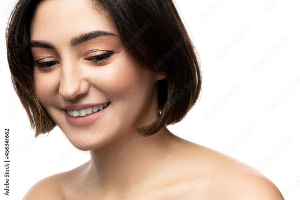 Portrait of young beautiful brunette woman Portrait of young beautiful brunette woman