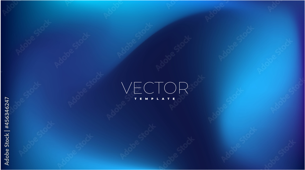 Obraz easy minimalistic blue blurred background