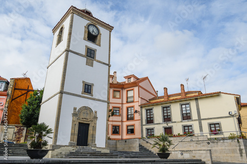 Clock tower in Luanco