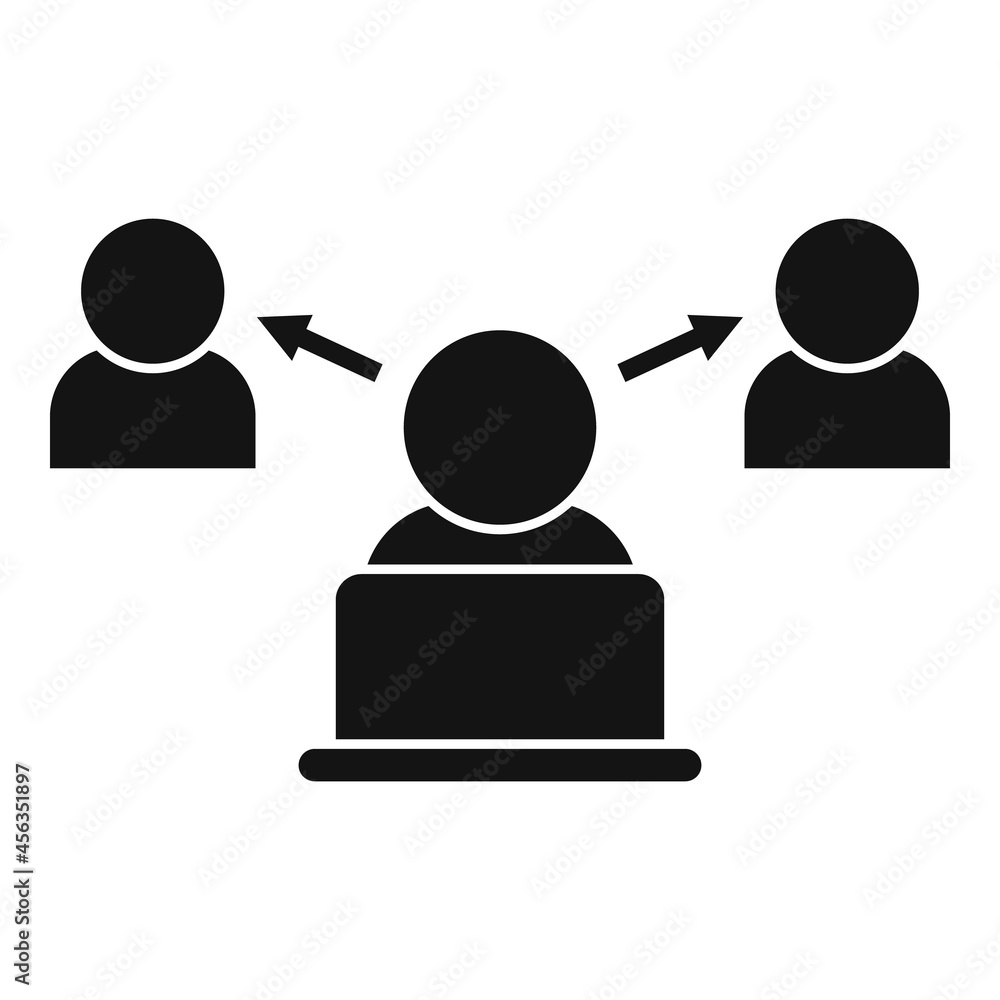 Trust choice icon simple vector. Deal hand Trust choice icon simple vector. Deal hand
