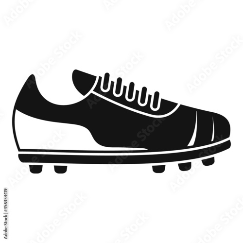 Referee boot icon simple vector. Soccer coach