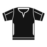 Referee clothes icon simple vector. Penalty card