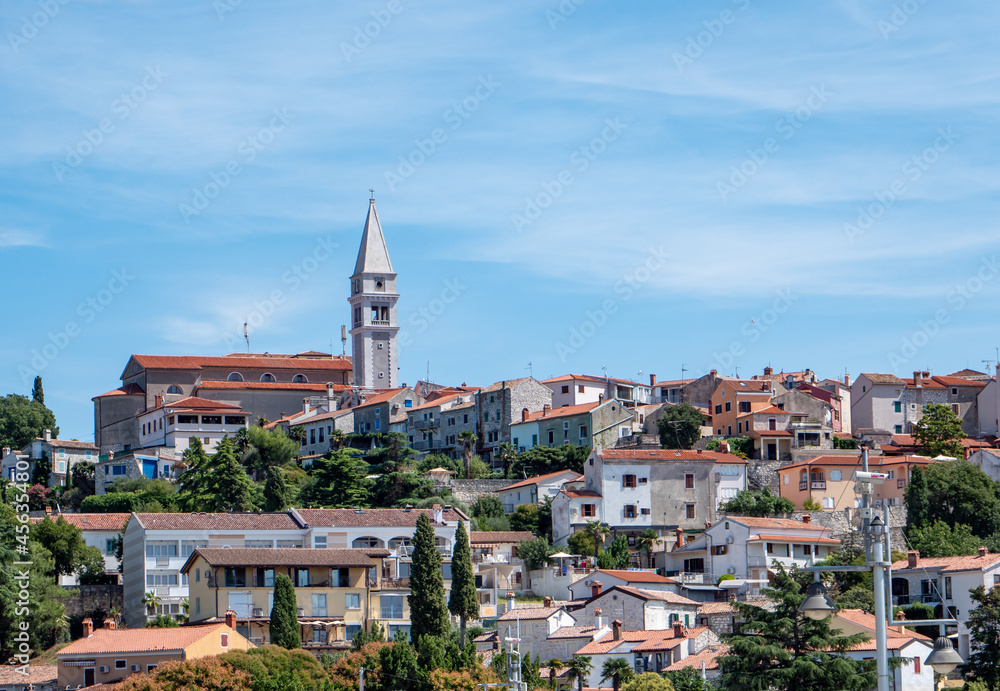 View of the small town of Vrsar in Croatia