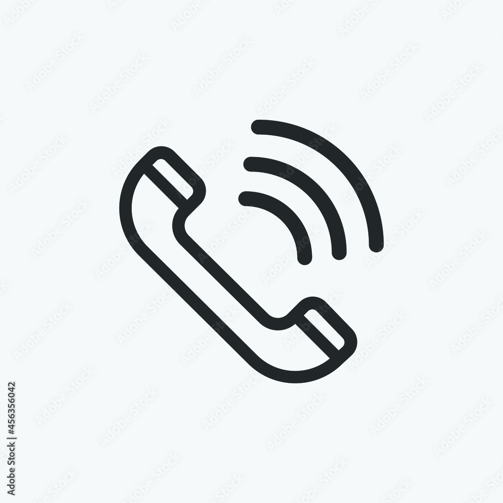 Phone icon flat style isolated on grey background. Telephone symbol. Call vector illustration sign for web and mobile app Phone icon flat style isolated on grey background. Telephone symbol. Call vector illustration sign for web and mobile app