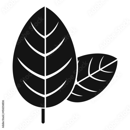 Basil food icon simple vector. Herb spice