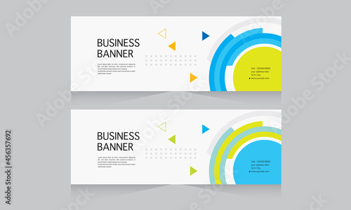 professional corporate business banner design photo