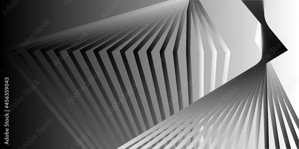 Naklejka premium black and white background with lines