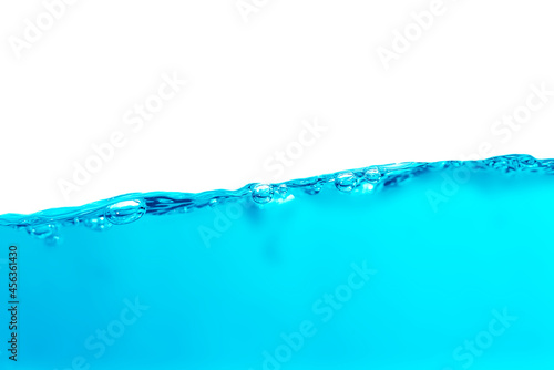 Water surface isolated on white background.