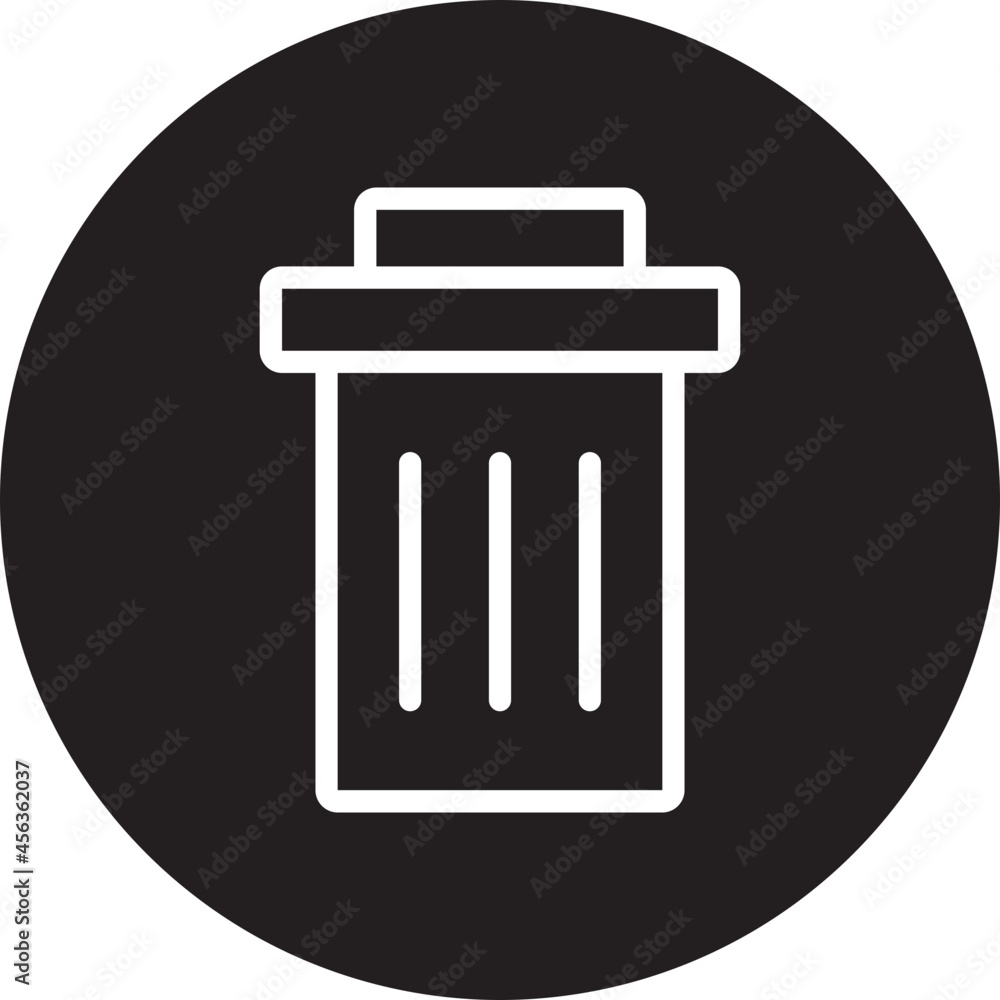 trash glyph icon trash glyph icon