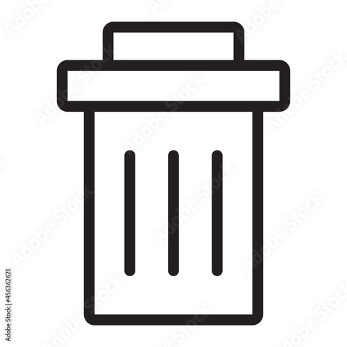 trash line icon