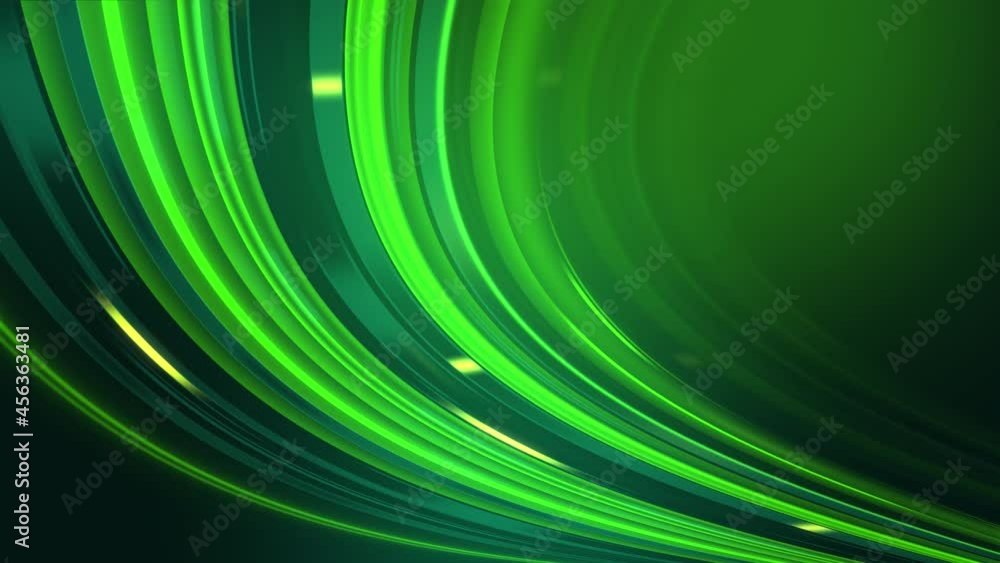 Colorful green speed lines, abstract technology looped background. Colorful green speed lines, abstract technology looped background.