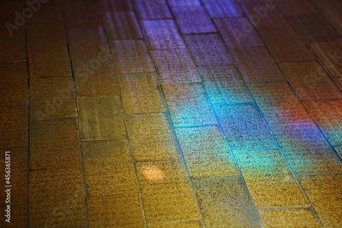 Colored Floor In The Church