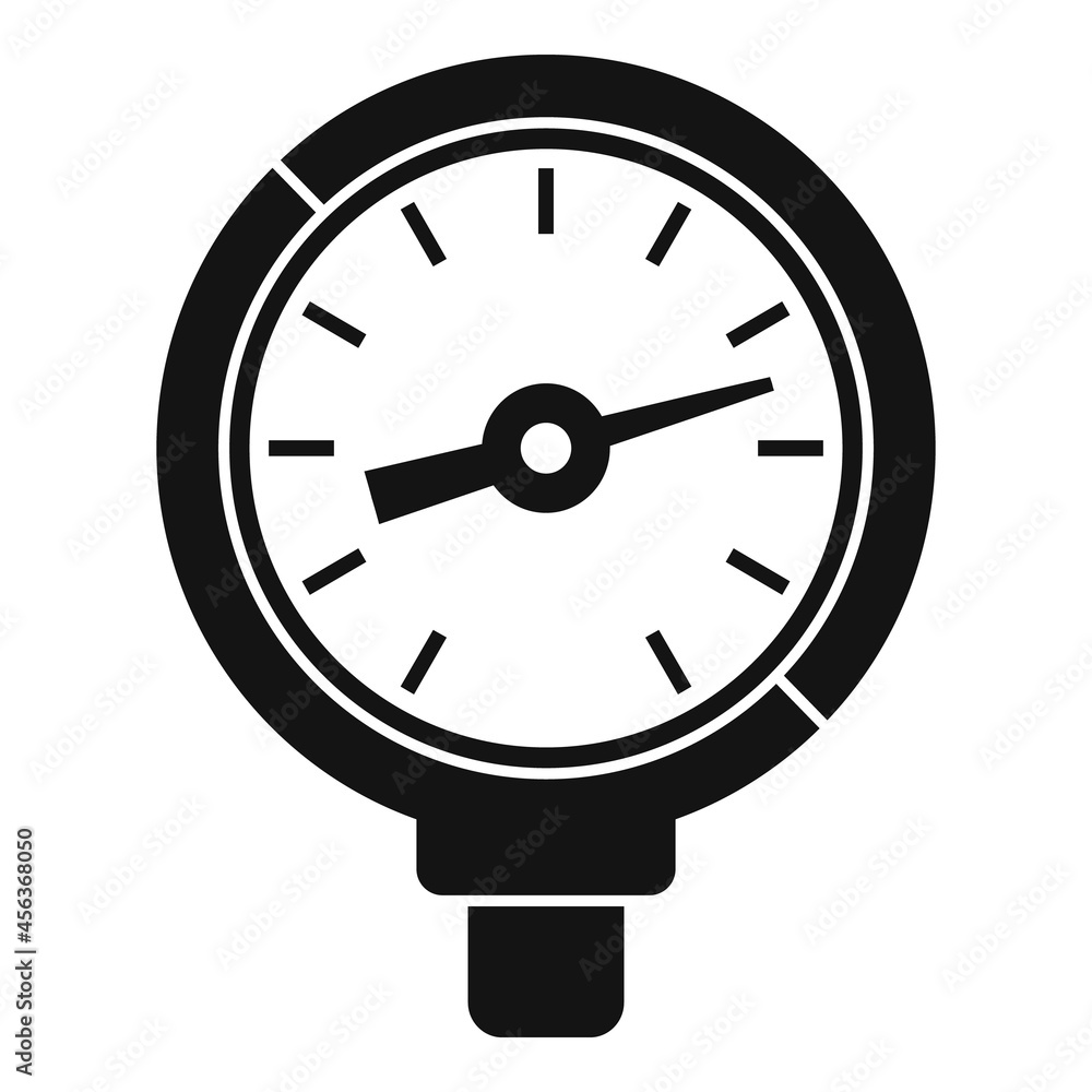 Tire manometer icon simple vector. Gas pressure Tire manometer icon simple vector. Gas pressure