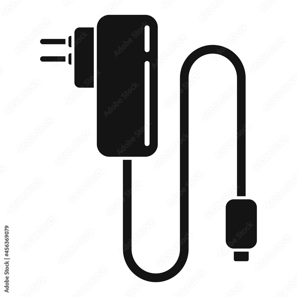 Phone charger icon simple vector. Charge battery Phone charger icon simple vector. Charge battery