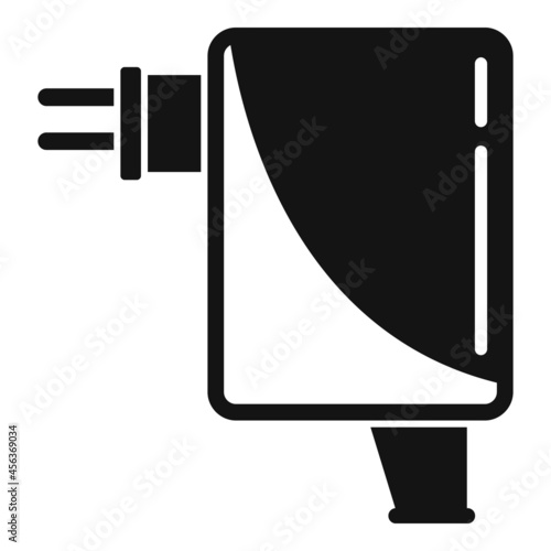 Charger icon simple vector. Charge phone