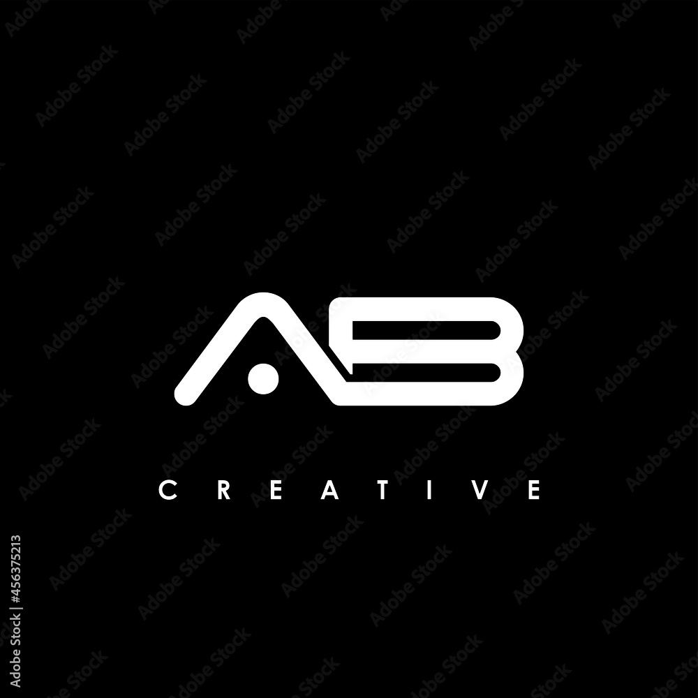 AB Letter Initial Logo Design Template Vector Illustration AB Letter Initial Logo Design Template Vector Illustration
