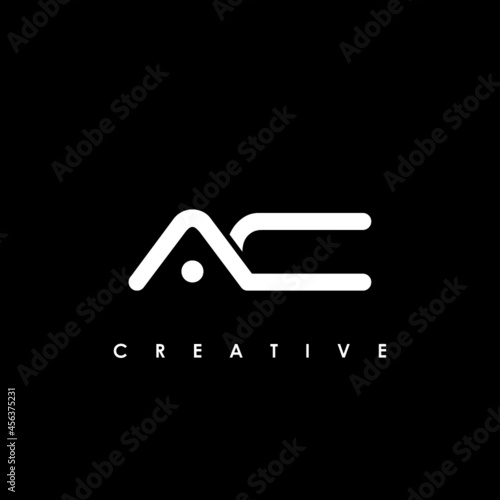 AC Letter Initial Logo Design Template Vector Illustration