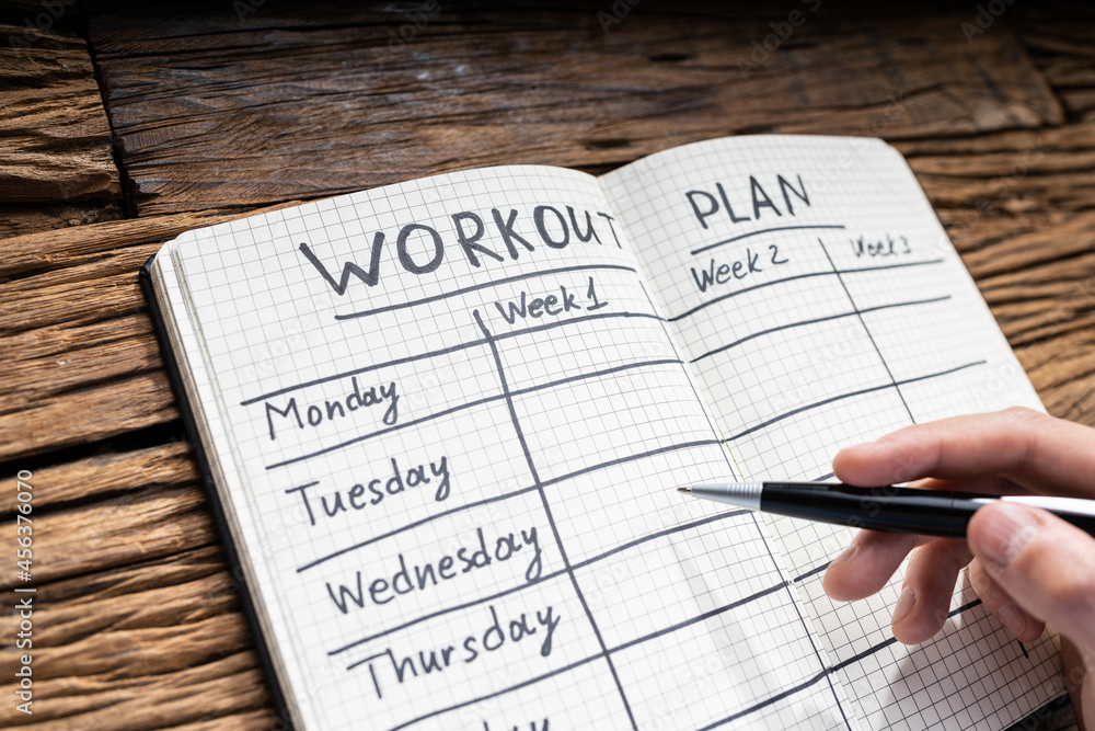 Workout Training Schedule Plan Workout Training Schedule Plan