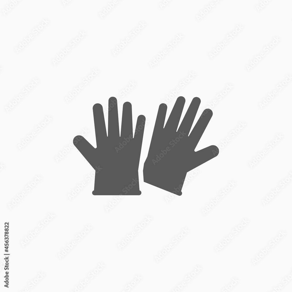 gloves icon, health vector, hospital illustration gloves icon, health vector, hospital illustration