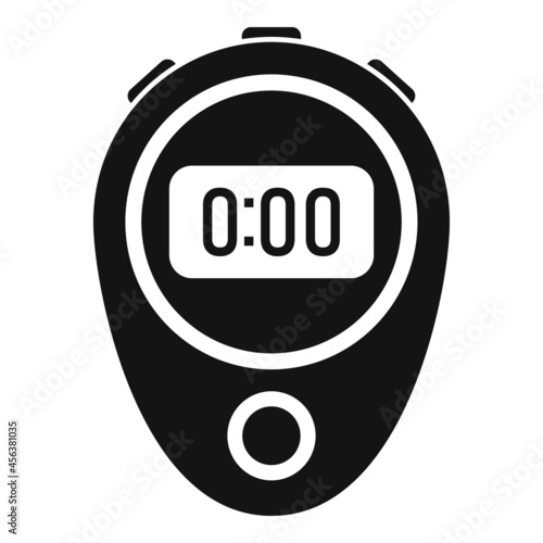 Quick stopwatch icon simple vector. Stop watch