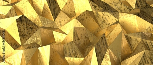 Fototapeta Naklejka Na Ścianę i Meble -  Luxury Golden Shiny Abstract Background