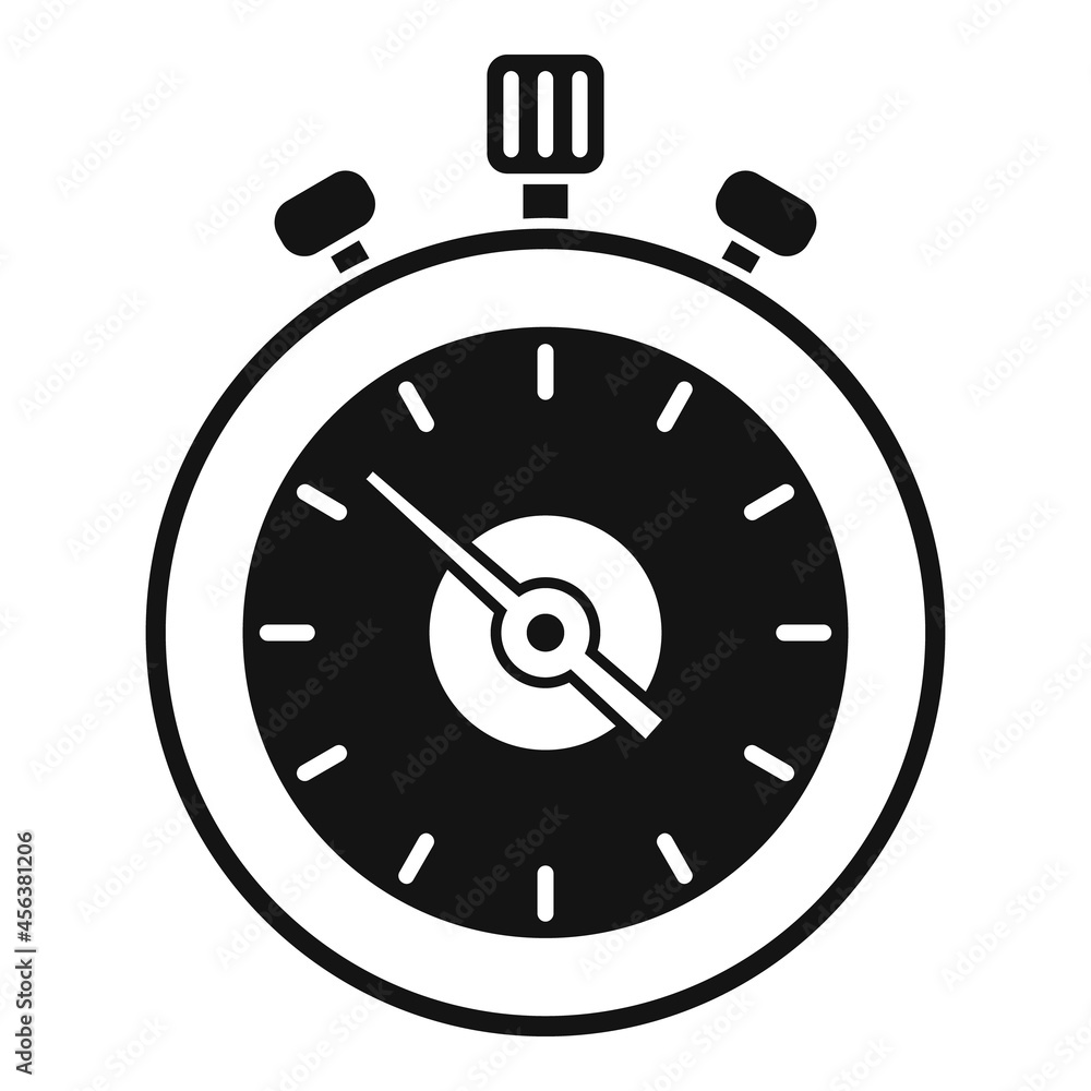 Start stopwatch icon simple vector. Watch timer Start stopwatch icon simple vector. Watch timer