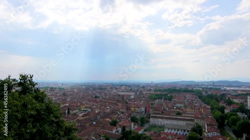 Panorama of Brescia seen from the castle