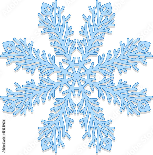Isolated simple hand drawn snowflakes elements for creating textile designs, postcards, calendars, photo frames. 