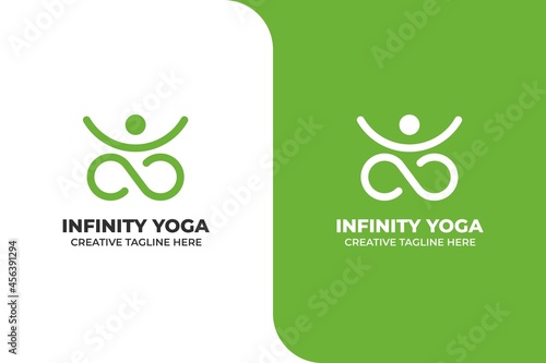 Yoga Meditation Monoline Logo