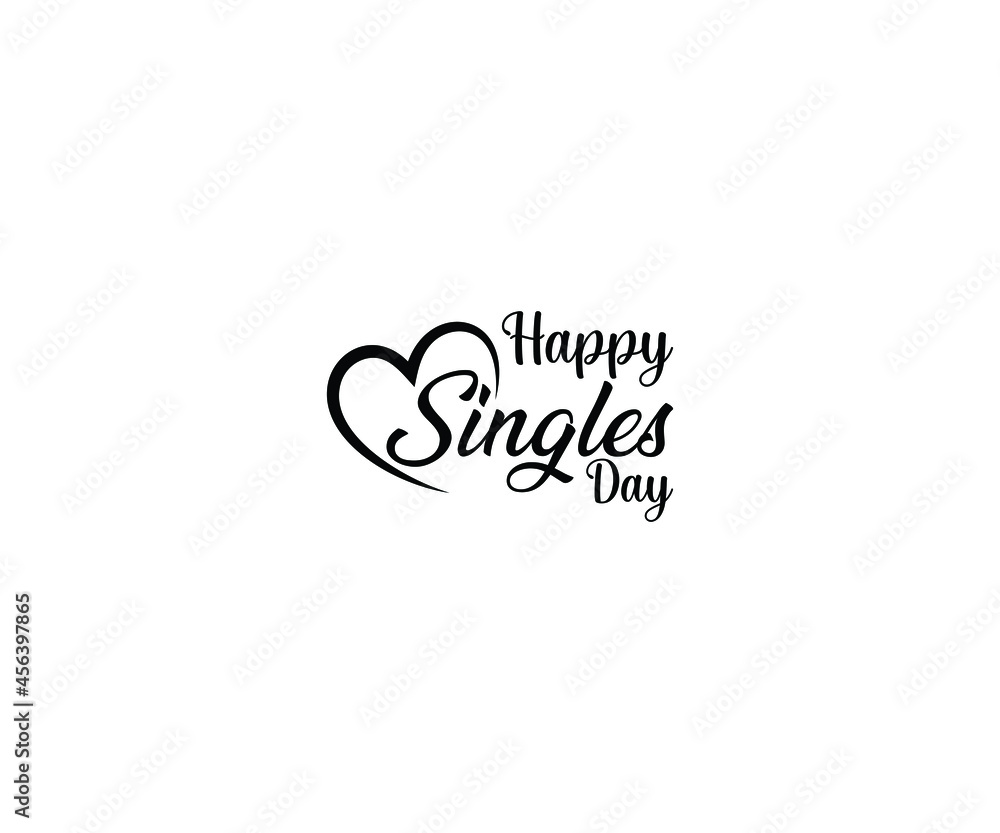 Happy Singles Day T-shirt Design 