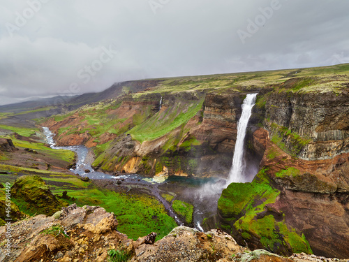 Cascada Háifoss Islandia