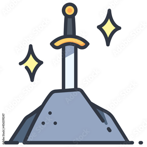 Excalibur sword icon