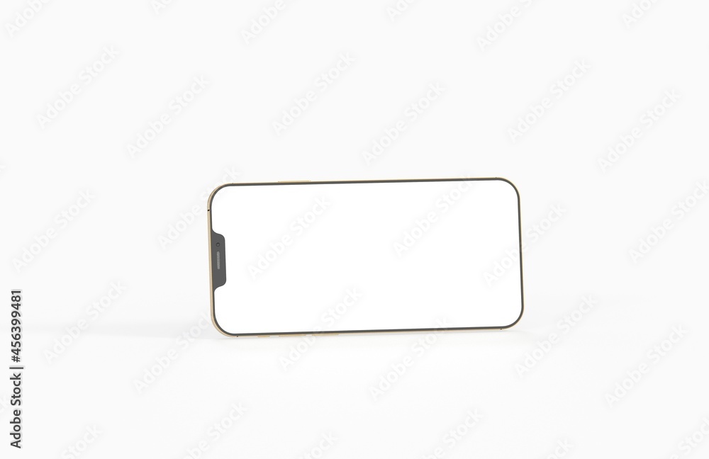 phone 3d illustration mockup smartphone isolated. phone 3d illustration mockup smartphone isolated.