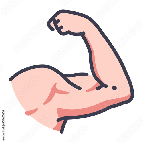 arm muscle icon